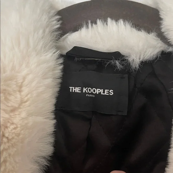 The Kooples Leopard Faux Fur Coat – Size 6/8 (See Measurements), EUC - Picture 4 of 8